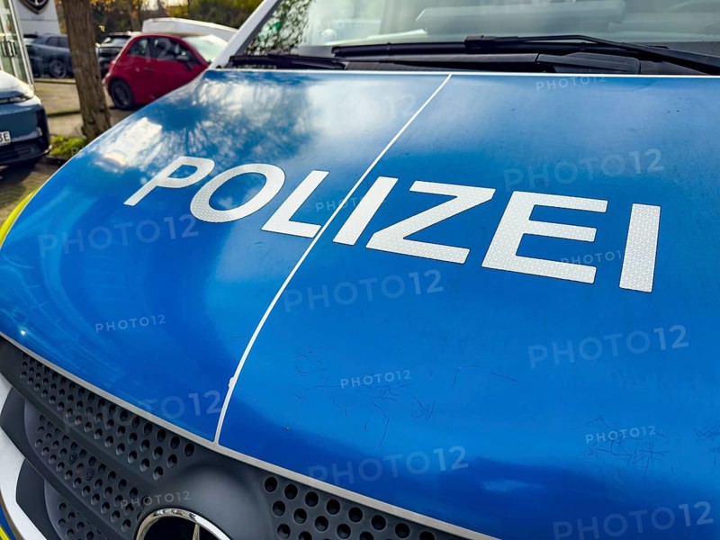 Police lettering on police car Police car Emergency vehicle patrol car, Germany