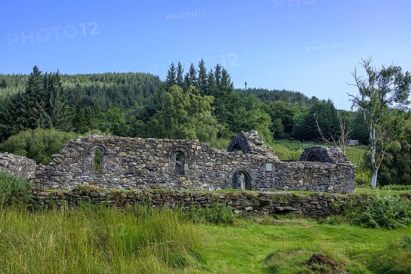 St Saviors Church Ruins, Glendalough, Wicklow Mountains National Park, Brockagh, County Wicklow, Ireland