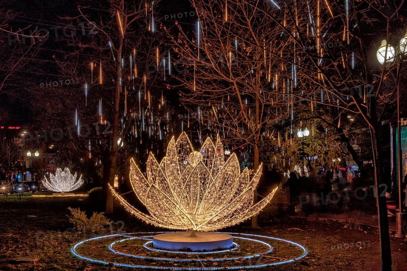 Krasnodar before the New Year. Russia