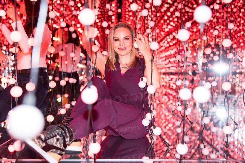 Regina Halmich at the opening of Bubble Planet - The Adventure Museum for All Senses at Arena Berlin, Berlin, 11.12.2025