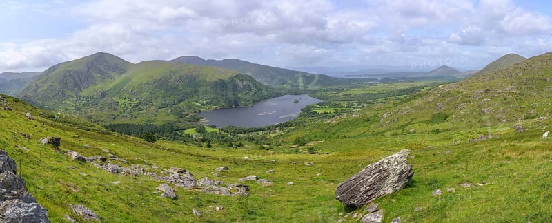 Glanmore Lake, drive to Healy Pass, Coolcreen, Glanmore, Kerry, Ireland