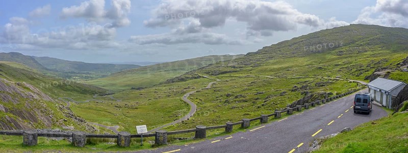 Road at Healy Pass, Clashduff, Adrigole, County Cork, Ireland