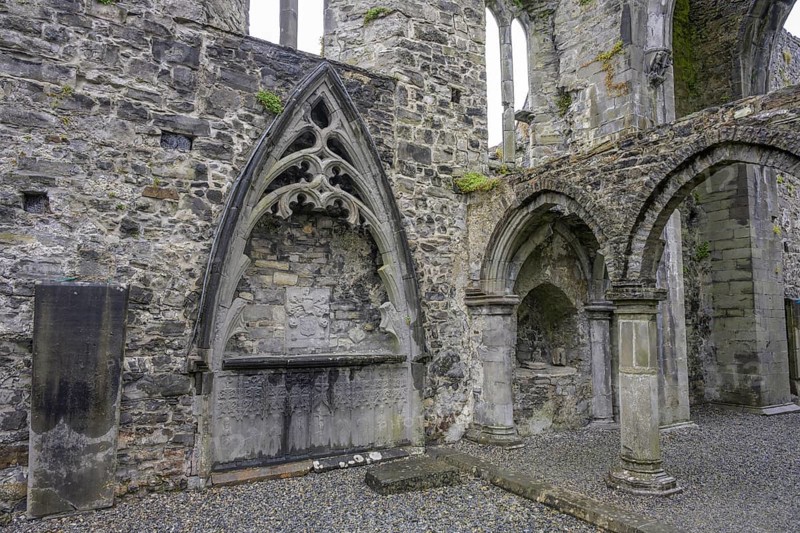 Ruins of Sligo Abbey (Dominican) founded 1253, Sligo, County Sligo, Ireland