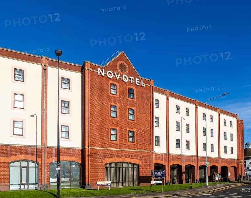 Novotel Ipswich Centre hotel building, Ipswich town centre, Suffolk, England, UK