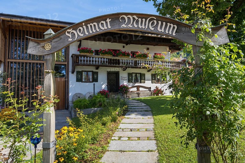 Eingang zum Heimatmuseum, Schliersee, Upper Bavaria, Bavaria, Germany