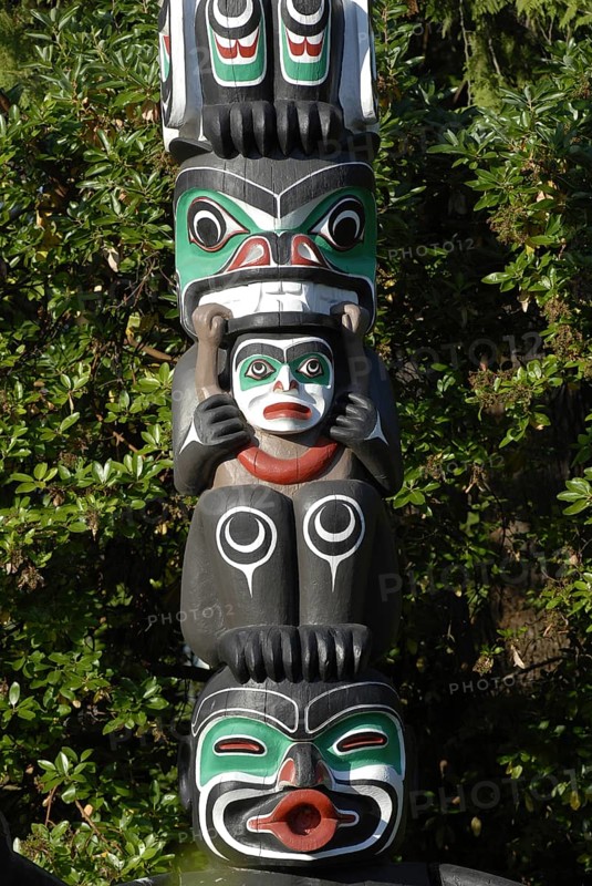 Totem, Totem Pole, Stanley Park, Vancouver, British Columbia, Canada