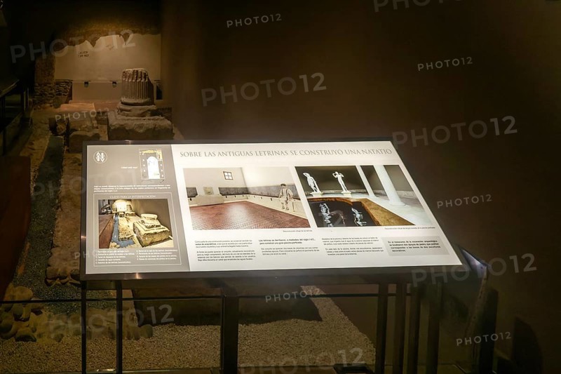 Museo de las Termas Publicas de Caesaraugusta, Roman public baths museum, Zaragoza, Aragon, Spain