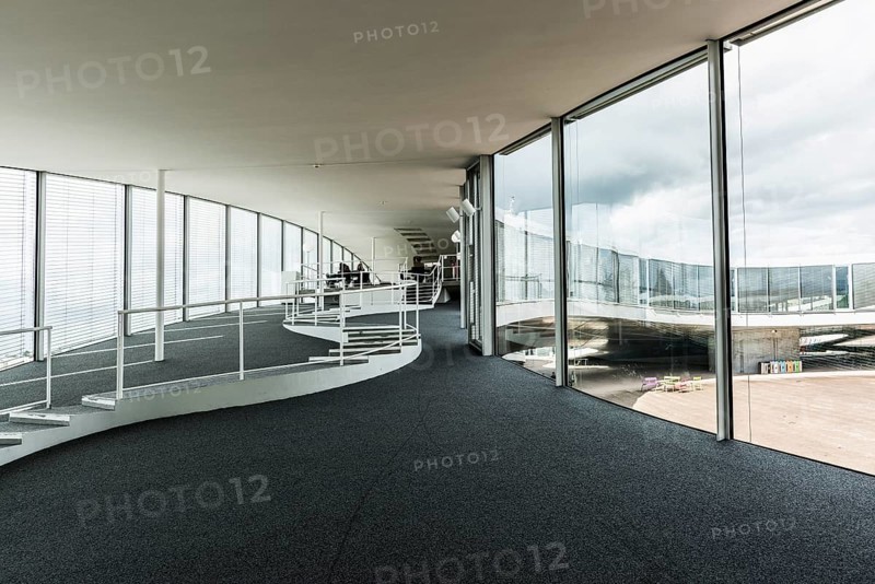 Interior view, Rolex Learning Centre, École polytechnique fédérale de Lausanne, EPFL, Lausanne, Switzerland