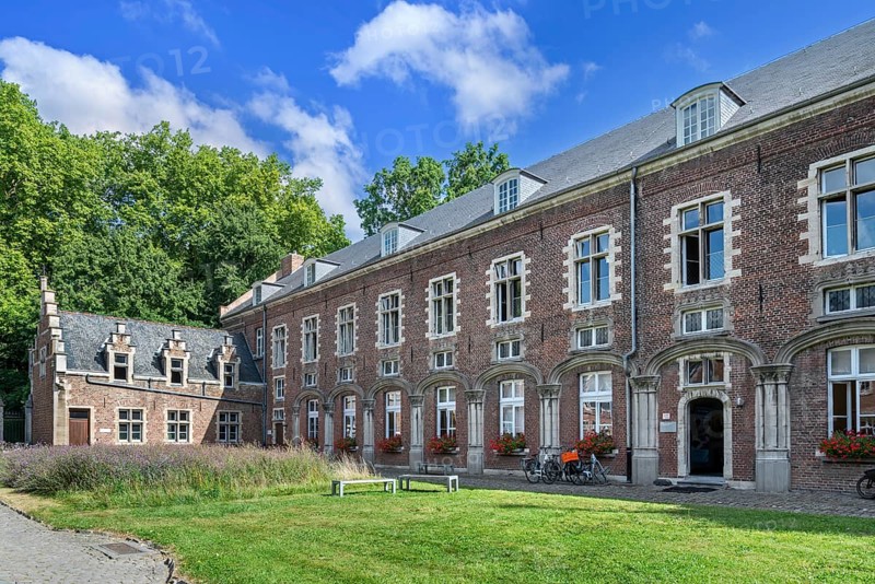 Kasteel van Arenberg, Arenberg Castle, 16th century Flemish Renaissance château in Heverlee, now owned by the KU Leuven, Flemish Brabant, Belgium