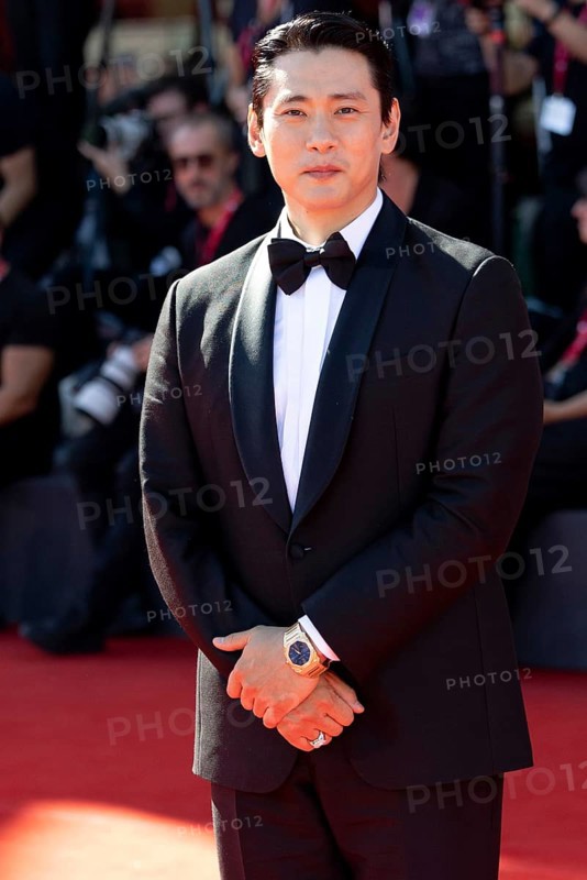 Venice, Italy - 3 September 2025: Teo Yoo during the red carpet of - The Voice Of Hind Rajab - during the 82nd Venice International Film Festival