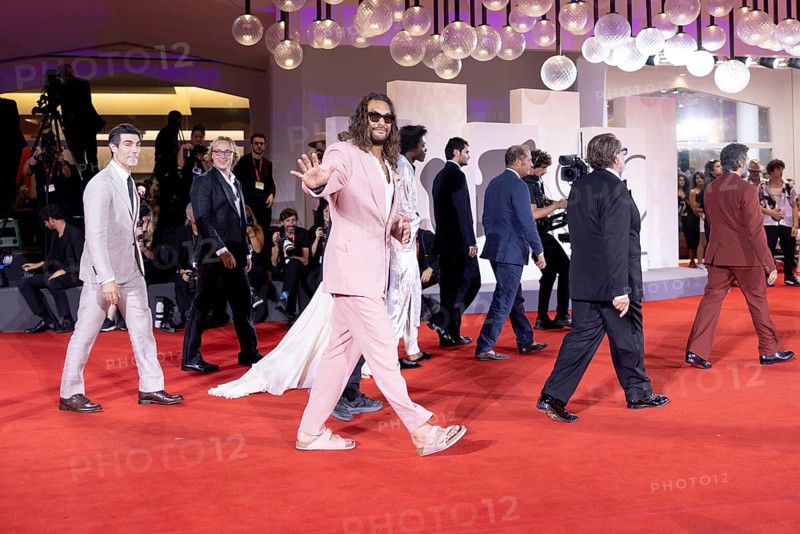 Venice, Italy - 3 September 2025: Jason Momoa, Louis Cancelmi, Oscar Isaac, Franco Nero and Duke Nicholson and Benjamin Clementine during the Red Carpet of - Cartier Glory To The Filmmaker Award 2025 and In the Hand of Dante - during the 82nd Venice International Film Festival