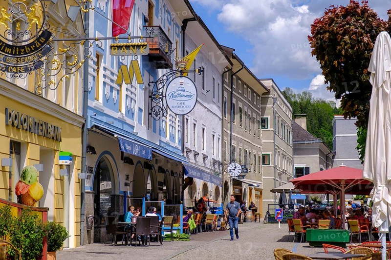Town square, main square, Gmünd, Lieser Valley, Carinthia, Austria