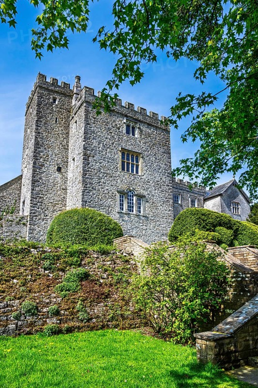 Sizergh Castle and gardens, Helsington, Cumbria, England, United Kingdom
