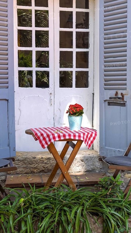 France, French Riviera and Cote D Azur, scenic streets of the old historic Antibes city center