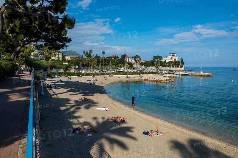 Beach, Plage des Fourmis, Beaulieu, Saint-Jean-Cap-Ferrat, Cap Ferrat, Alpes Maritimes, Provence Alpes Cote d'Azur, French Riviera, South of France, France