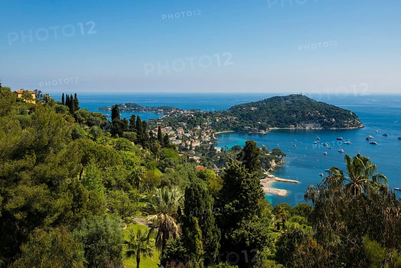 Panorama, Saint-Jean-Cap-Ferrat, Cap Ferrat, Alpes Maritimes, Provence Alpes Cote d'Azur, French Riviera, South of France, France