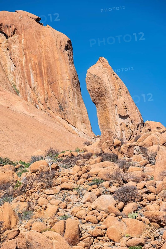 Rock formation, Pontok Mountains, Great Spitzkoppe, Spitzkoppe, Great Spitzkoppe Nature Reserve, Namibia