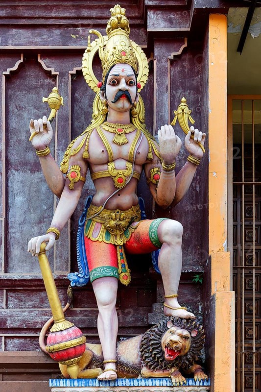 Sri Kailasanathar Swamy Hindu Temple, Dvarapala, Door guard, Colombo, Sri Lanka