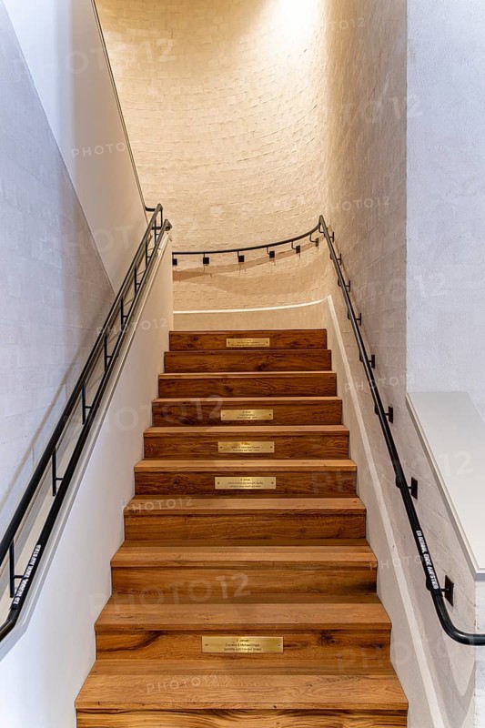Staircase in the newly built garnison church in Potsdam, Brandenburg, Germany