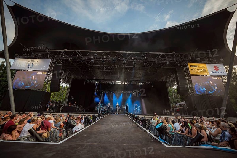 Overview during the concert of the Prinzen at the Berliner Rundfunk 91.4 Open Air in the Berlin Parkbühne Wuhlheide on 05.07.2025