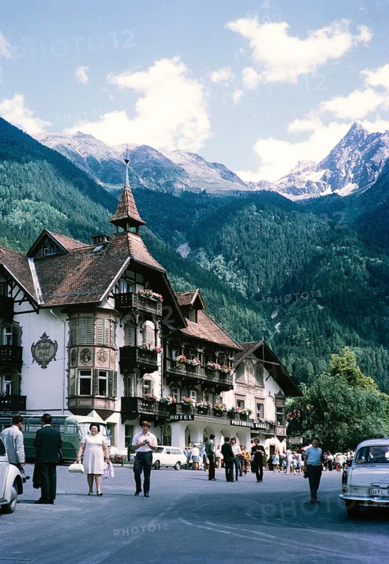 Hotel Kassl Posthotel, Oetz, Imst district, Tyrol, Austria, Europe, 1970