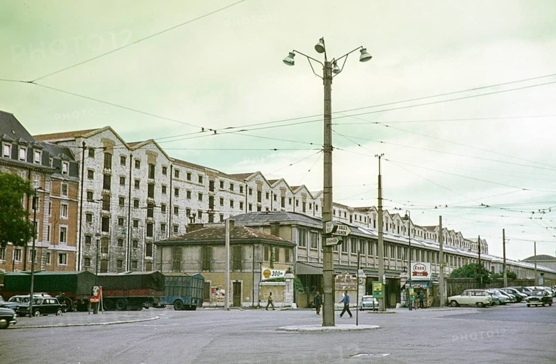 Historic buildings Les docks de la Joliette, Marseille, France, Europe, 1960s