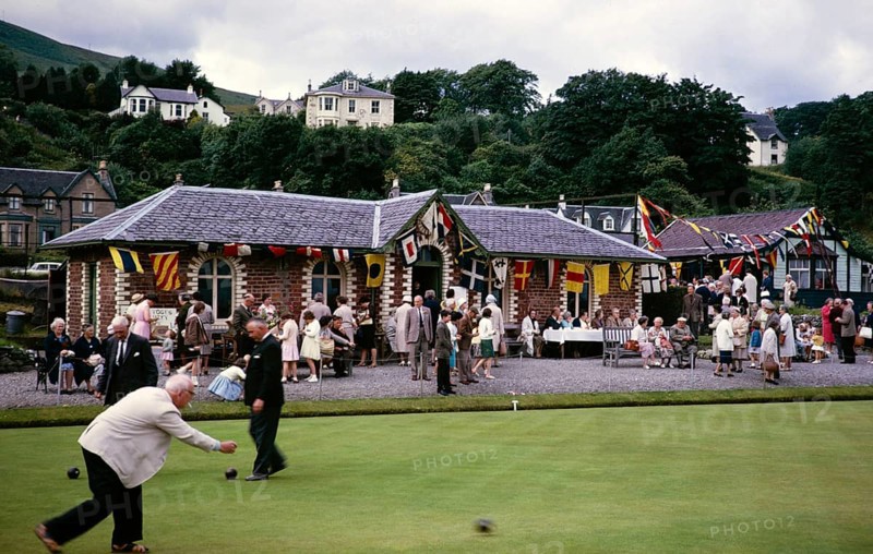 Bowling club fete, Innellan village, Argyll and Bute, Scotland, UK July 1966