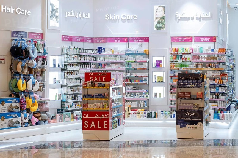 Pharmacy sales shelves Vitae