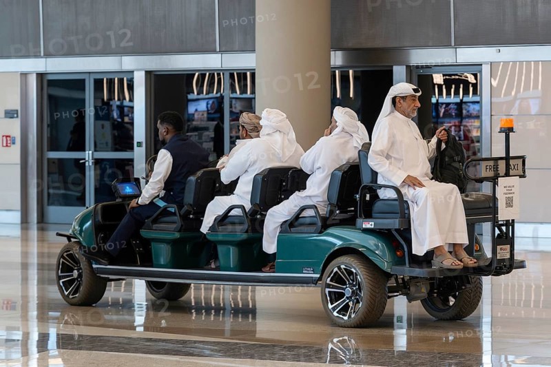 Airport chauffeur service for passengers, Abu Dhabi, United Arab Emirates