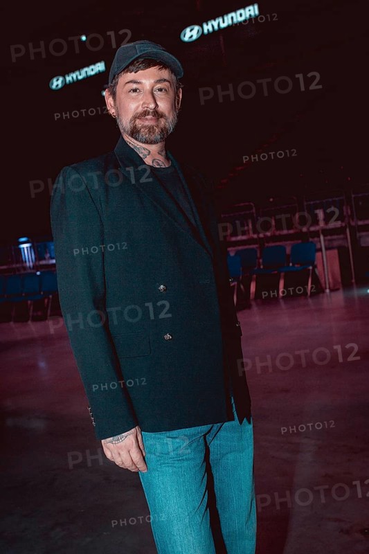 Designer Macel Ostertag after his fashion show during Berlin Fashion Week 2025 on 02.07.2025