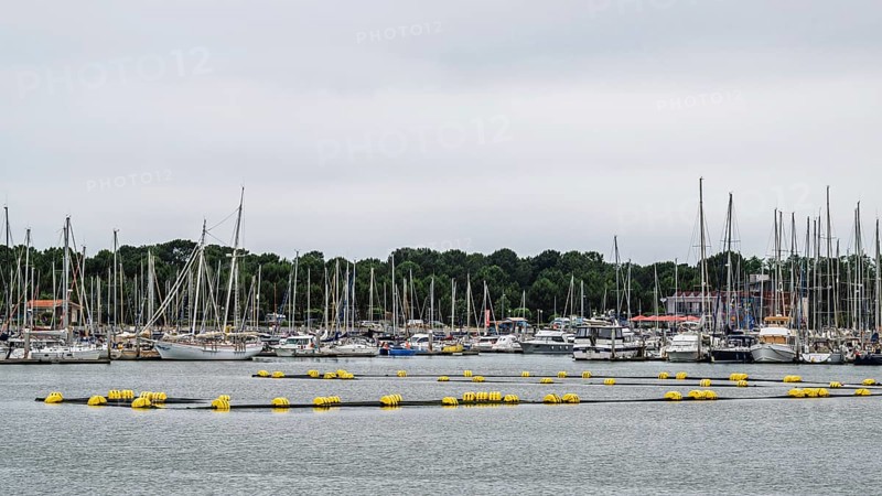Marina in Le Verdon-sur-Mer, Nouvelle-Aquitaine, Gironde, France