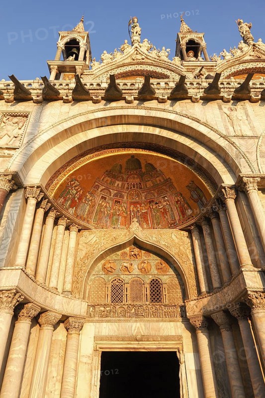 Roman Catholic Basilica of St Mark on St Mark's Square, Venice, Veneto, Italy