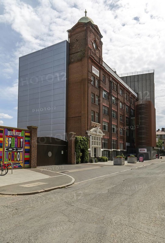 Beefeater gin distillery historic building, Montford Place, Vauxhall, Lambeth, London, England, UK
