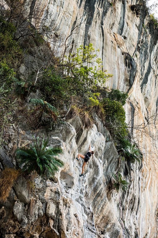 Climber, Tonsai Beach, Ao Nang, Krabi, Thailand