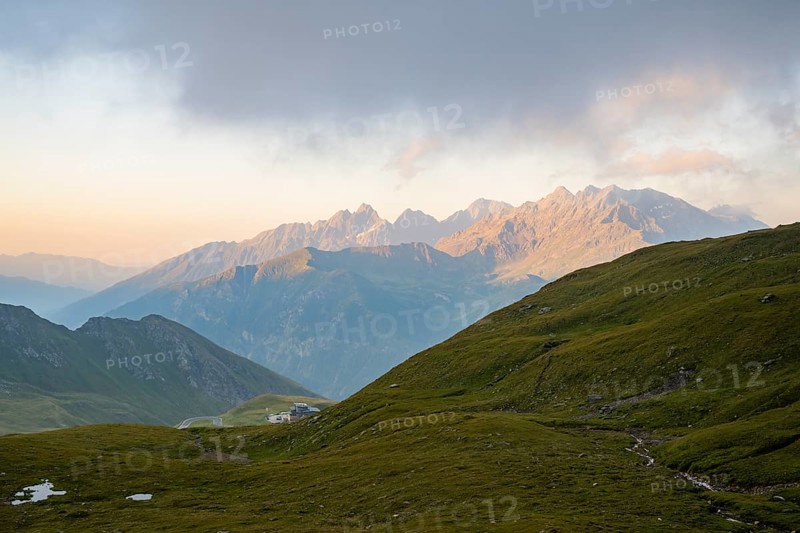 Sunrise in the Mountains at Hochalpenstraße, Pinzgau, Salzburg, Austria