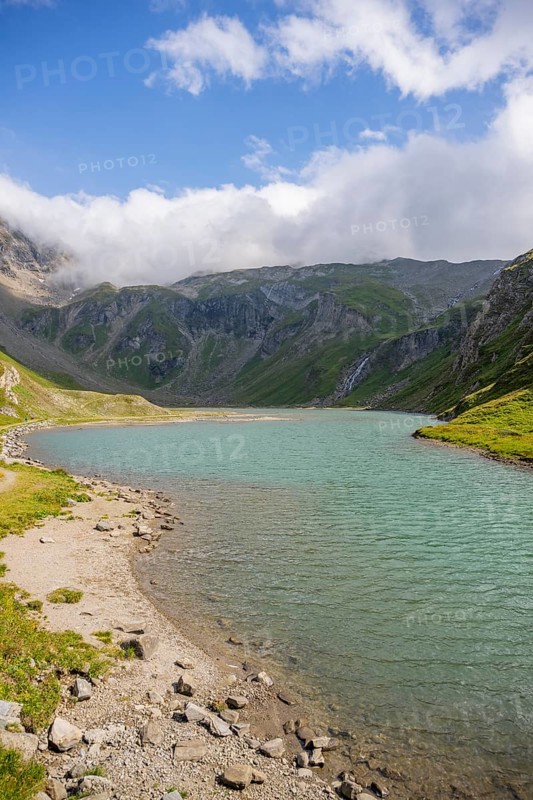 Lake in the Mountains at Hochalpenstraße, Pinzgau, Salzburg, Austria