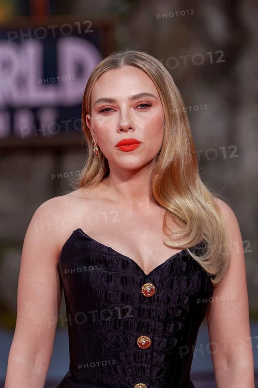 Scarlett Johansson at the German premiere of the adventure film Jurassic World, the rebirth at Berlin's Zoo Palast on 18 June 2025