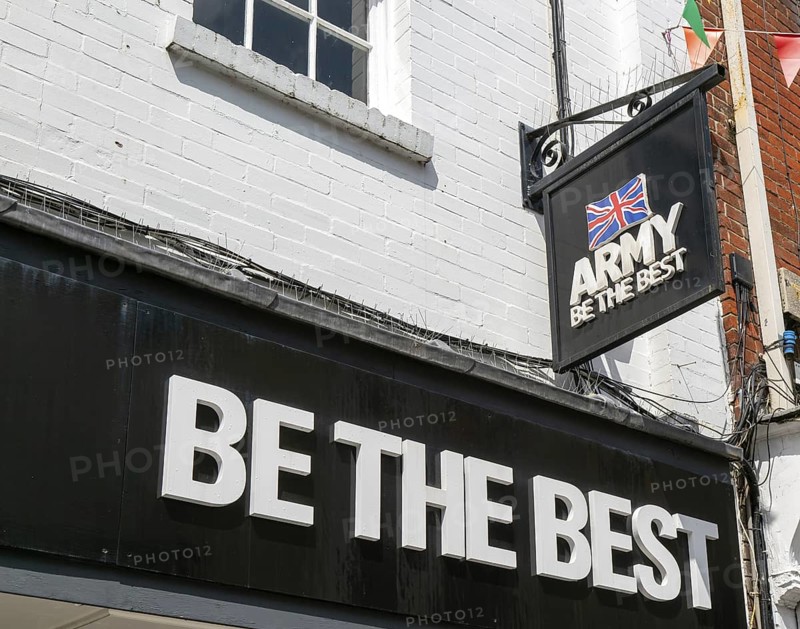 Army Be The Best, army recruitment office, Salisbury, Wiltshire, England, UK