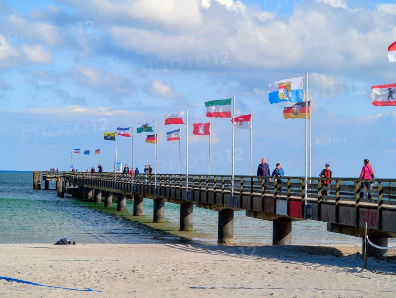 Grossenbrode pier Baltic Sea Germany