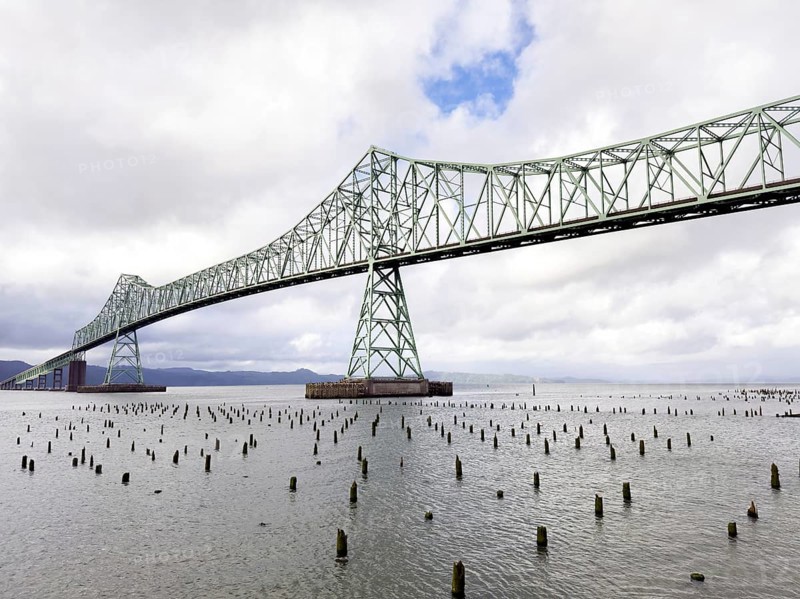 Astoria Megler Bridge on the Columbia River, Astoria, Oregon, USA, North America