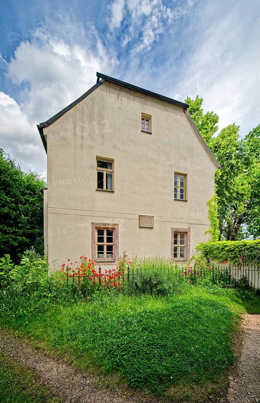 Birthplace of the philosopher Friedrich Nietzsche, museum, Röcken, town of Lützen, Saxony-Anhalt, Germany