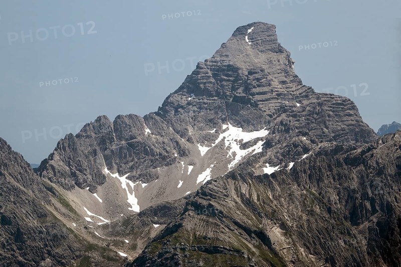 Summit of the Hochvogel, Allgäu Alps, Allgäu, Bavaria, Germany