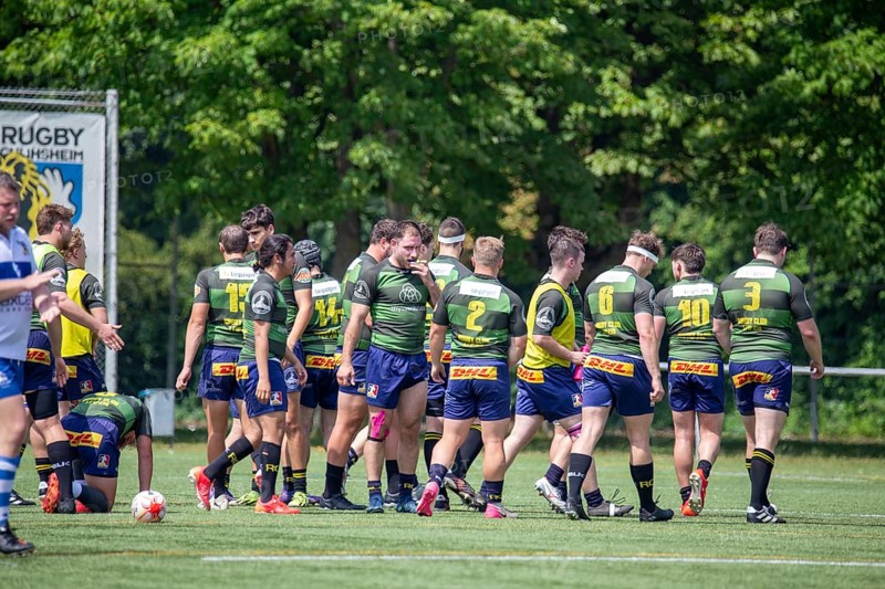 Rugby 1st Bundesliga South/West, season 2024/25, final phase quarter-final: TSV Handschuhsheim against RC Leipzig***Picture: The team from Leipzig