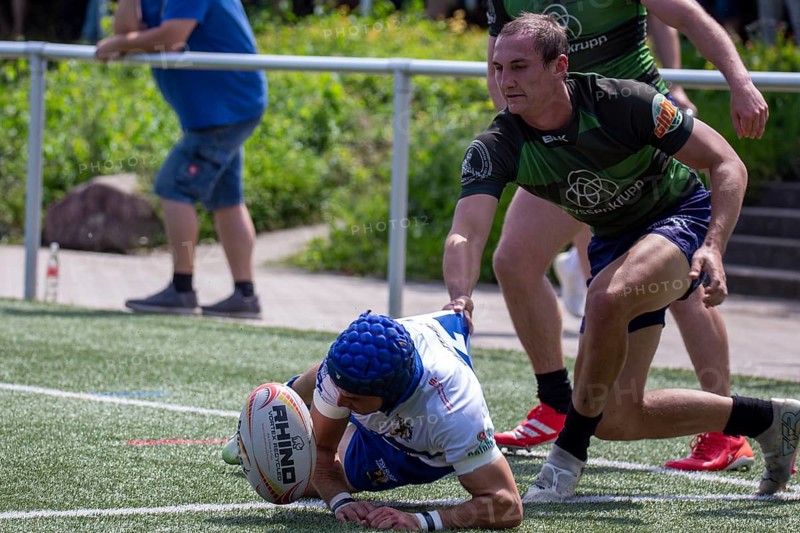 Rugby 1st Bundesliga South/West, season 2024/25, final phase quarter-final: TSV Handschuhsheim against RC Leipzig***Picture: Attempt Handschuhsheim