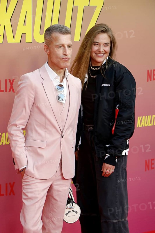 Benjamin von Stuckrad-Barre and company at the special screening of Kaulitz & Kaulitz S2 at the Delphi Filmpalast in Berlin on 12 June 2025