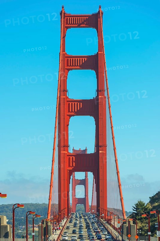 View of Golden Gate Bridge, San Francisco, California, USA