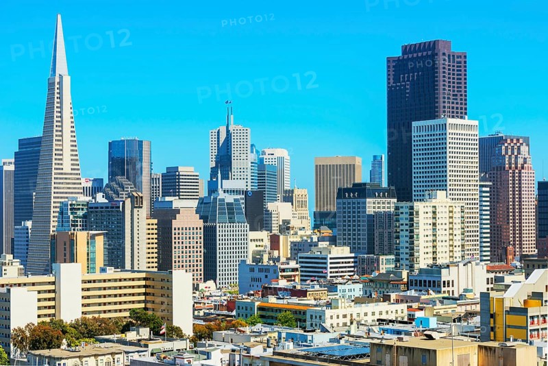 Financial district skyline, San Francisco, California, USA