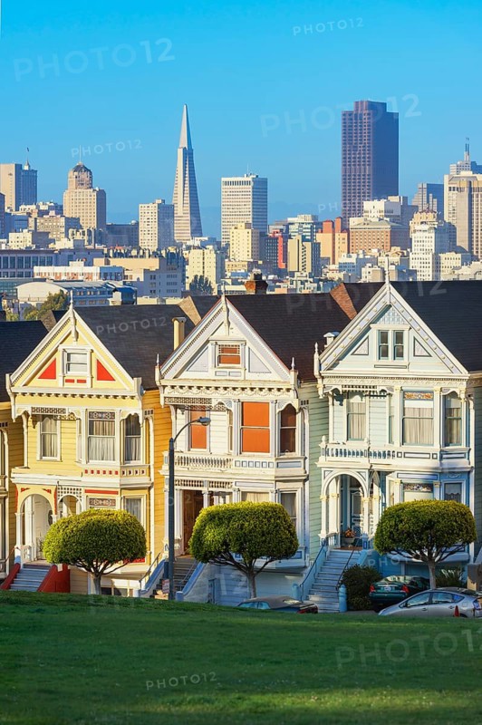 The Painted Ladies, Alamo Square, San Francisco, California, USA
