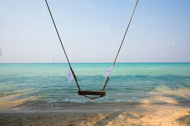 Swing, Khlong Chao Beach, Koh Kood, Koh Kut, Gulf of Thailand, Thailand