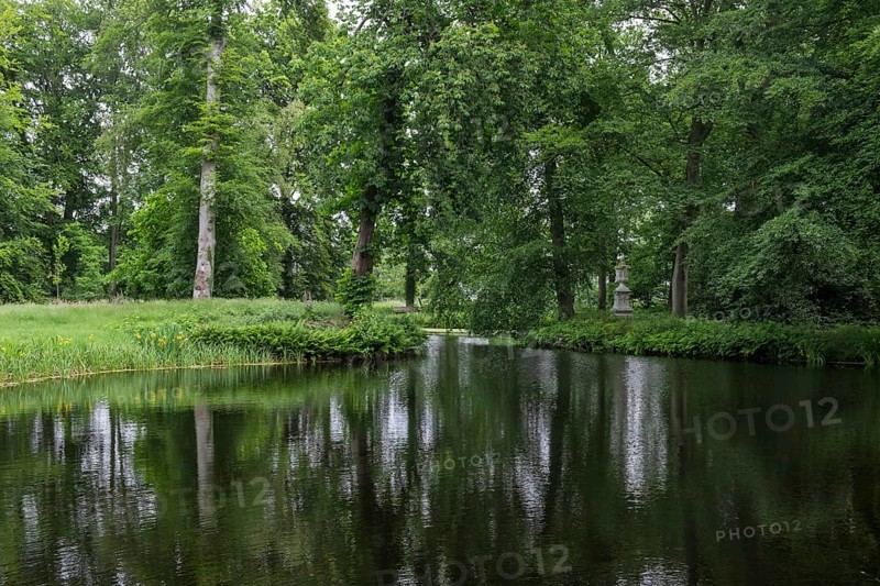 In the park of Fraeylemaborg Castle, Slochteren, province of Groningen, Netherlands